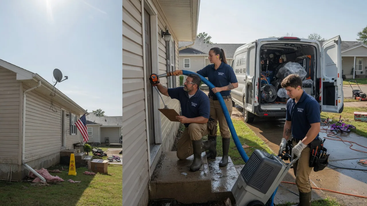 Ceiling Water Damage Restoration in Peru, NE near me